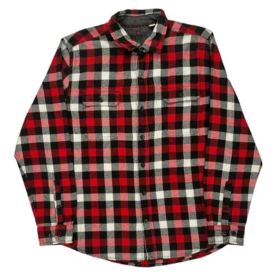 Woolrich Checked Shirt - Large Red Cotton