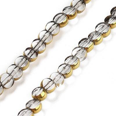 Electroplate Glass Beads Strands