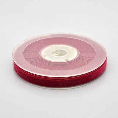Polyester Velvet Ribbon for Gift Packing and Festival Decoration