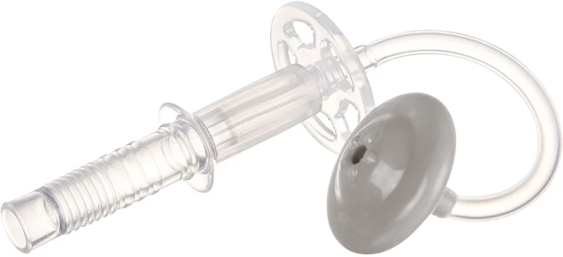 Canpol babies Straw silicone straw with weights grey 1 pc