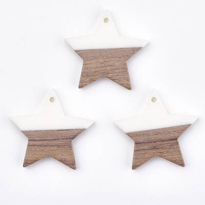 Resin & Wood Pendants