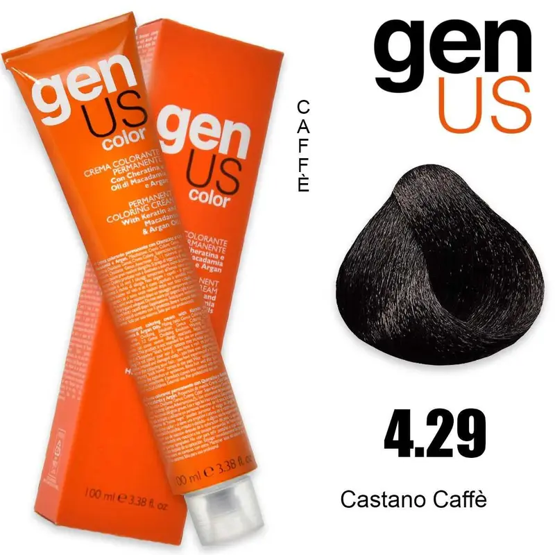 Crema Colorante Permanente Genus 100 Ml 4,29