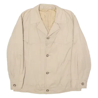 MODEHAUS PLAUEN Western Mens Jacket Beige 90s L