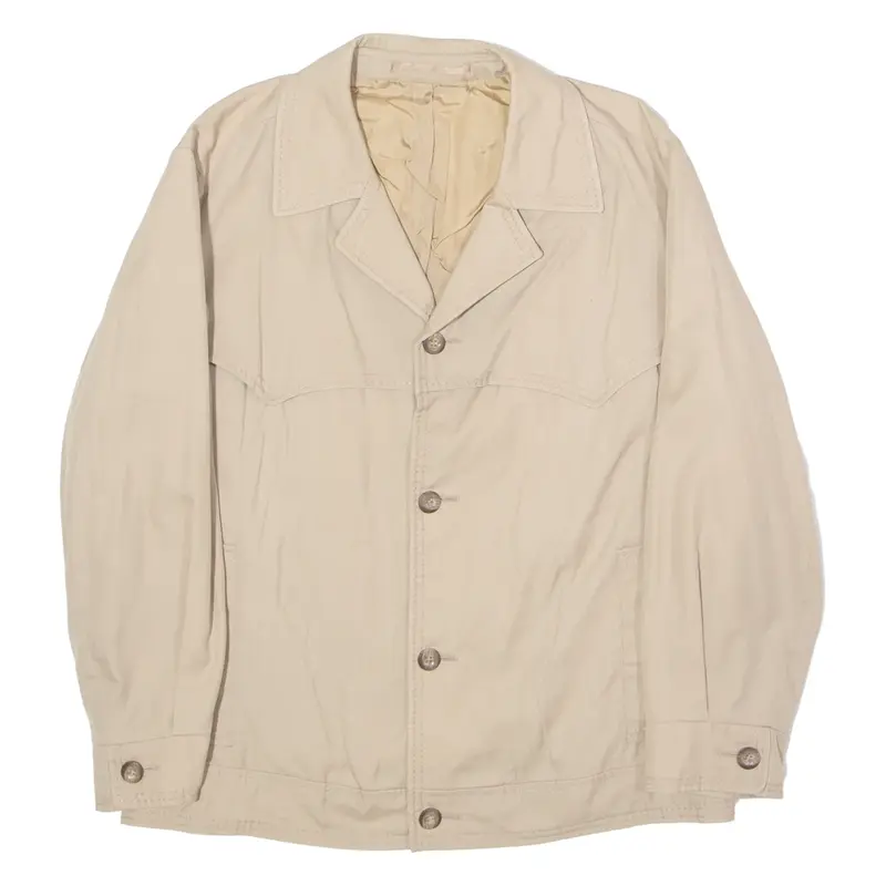 MODEHAUS PLAUEN Western Mens Jacket Beige 90s L