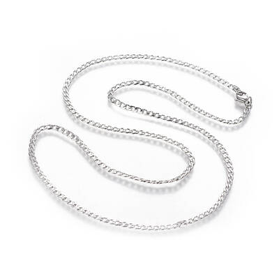 Non-Tarnish 304 Stainless Steel Curb Chain Necklaces