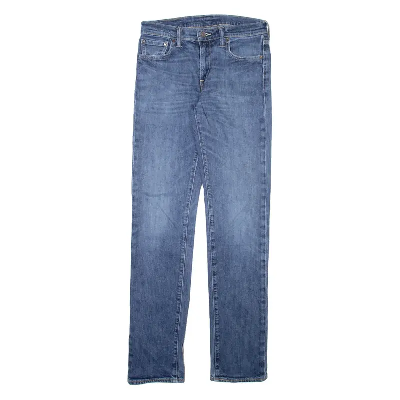 LEVI'S 511 Jeans Mens Blue Slim Straight Stone Wash W30 L34