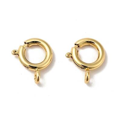 Brass Spring Ring Clasps