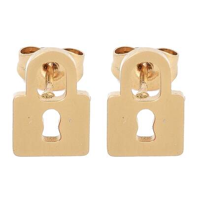 PVD Vacuum Plating 304 Stainless Steel Stud Earrings for Women