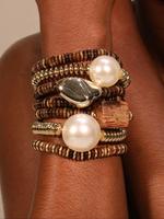Boho Style Beaded Bracelet Set, Vintage Fashion Jewelry for Party, Daily Clothing Decor, Trendy All-match & Exquisite Jewelry...