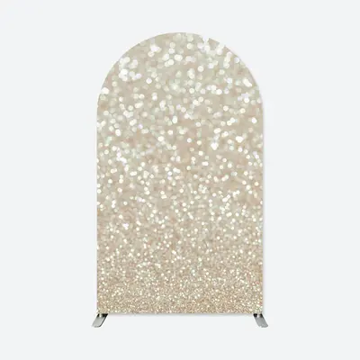 Aperturee Glitter Bokeh Dance Party Double Sided Arch Backdrop | Circle Arch Backdrop Diy | Diy Round Arch Backdrop | Custom ...