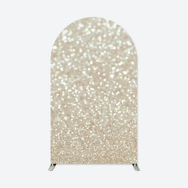 Aperturee Glitter Bokeh Dance Party Double Sided Arch Backdrop | Circle Arch Backdrop Diy | Diy Round Arch Backdrop | Custom ...