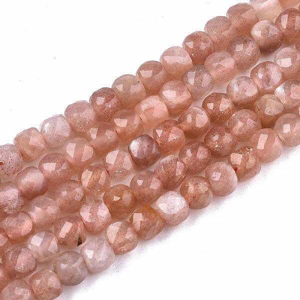 Natural Sunstone Beads Strands