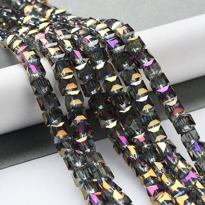 Electroplate Glass Bead Strands