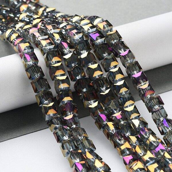 Electroplate Glass Bead Strands