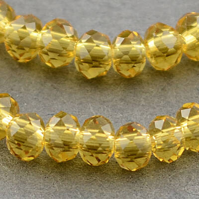 Transparent Glass Beads Strands