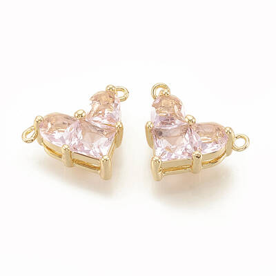 Brass Cubic Zirconia Charms