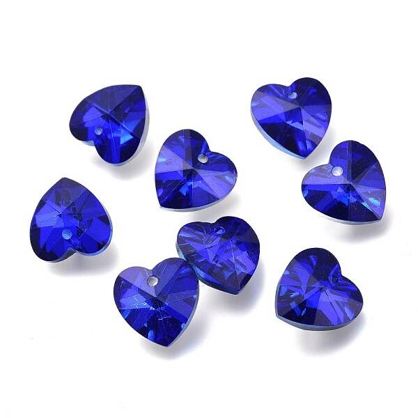 Faceted Glass Charms