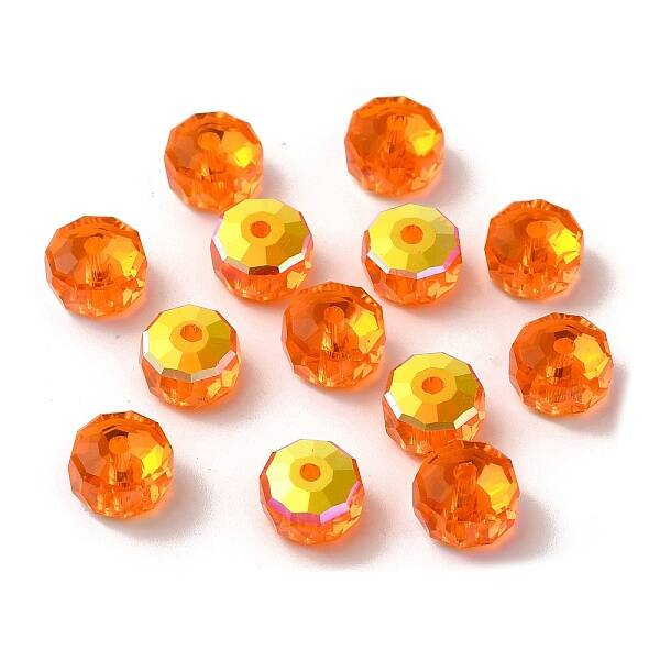 Electroplate Transparent Glass Beads