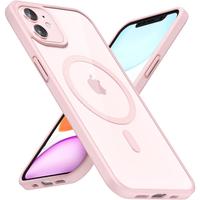 Ultra Slim Case for iPhone 11/12/13/14/15/16 Case Clear Mag Safe, Thin Magnetic Phone Case Compatible with Magsafe, Silicone ...