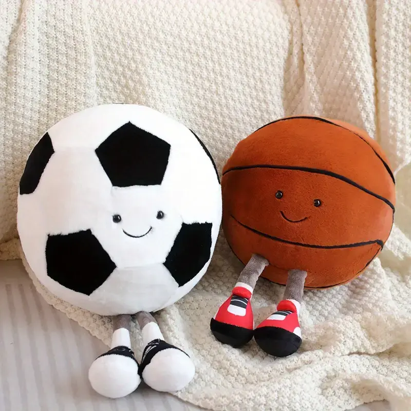9inch Stuffed Sports Balls Toy Creative Football Doll Fun Cute Plush Doll Toy Plush Stuffed Spherical Soft Toys Sports Throw ...