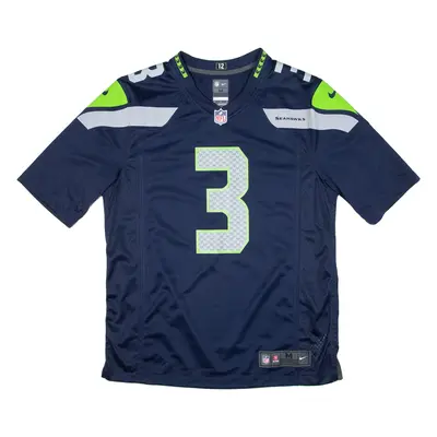 NIKE Seahawks Mens Jersey Blue V-Neck M