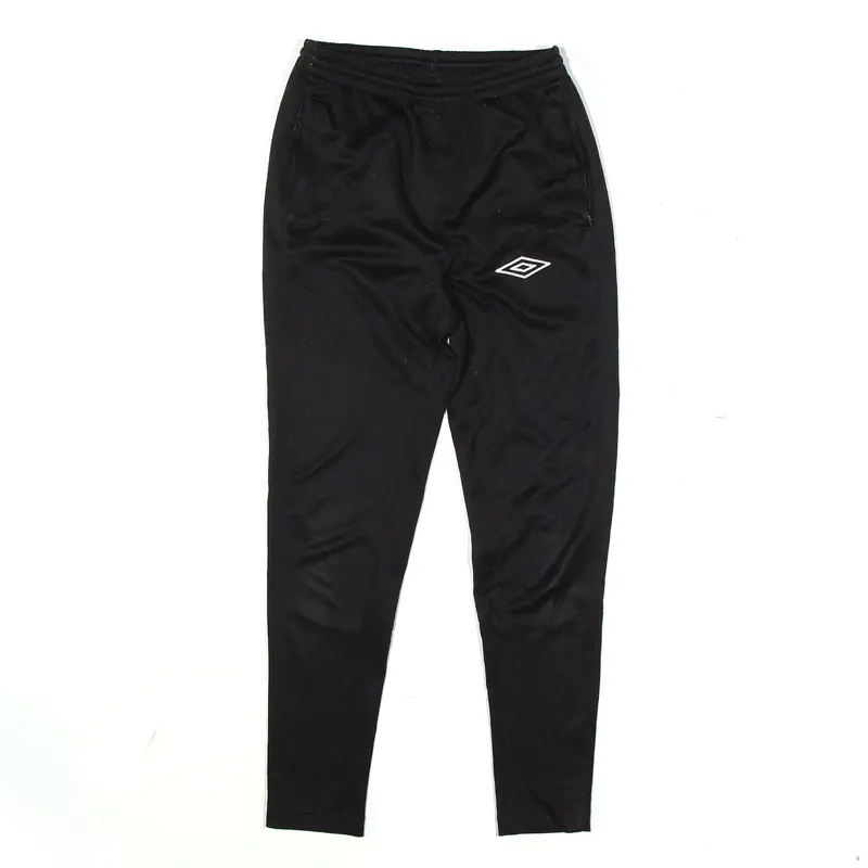 UMBRO Track Pants Black Skinny Mens XS W24 L27