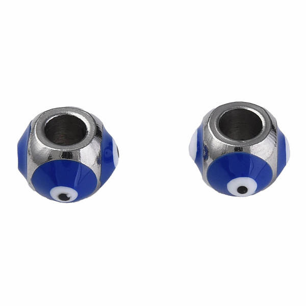 201 Stainless Steel Enamel Beads