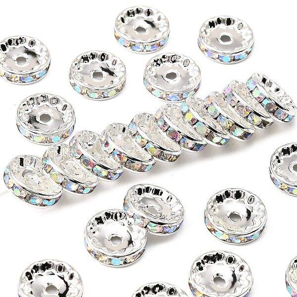Brass Grade A Rhinestone Beads