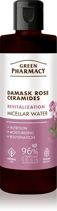 Green Pharmacy Damask Rose & Ceramides Micellar Cleansing Water 200 ml