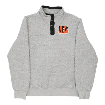Cincinnati Bengals Nfl Team Apparel NFL Sweatshirt - Large Grey Polyester Blend