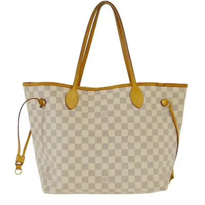 Pre-owned Louis Vuitton Canvas tote bags Damier Azur Neverfull MM Shoulder Tote Bag N51107 CI5112 XX15540
