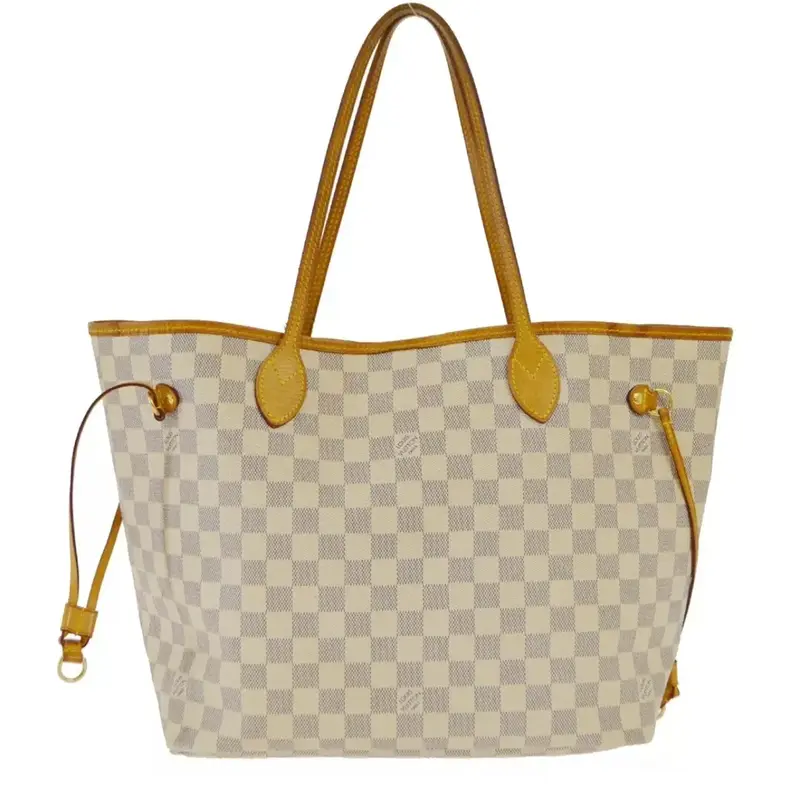 Pre-owned Louis Vuitton Canvas tote bags Damier Azur Neverfull MM Shoulder Tote Bag N51107 CI5112 XX15540