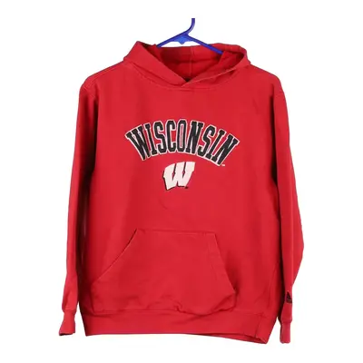 Age 14-16 Adidas Hoodie - Large Red Cotton