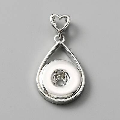 Alloy Hang Snap Base Pendants