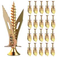 40/100/200 Pcs (0.47X1.18inch) Self Drilling Anchors Screws  Upgraded Drywall Anchors with Screws for Easy Application No Dri...