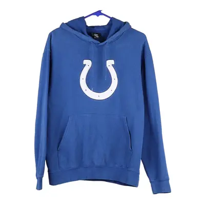 Indianapolis Colts Nfl NFL Hoodie - Large Blue Cotton Blend
