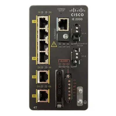 Cisco IE-2000-4T-B-RF | Industrial Ethernet IE 2000 Series 6 x FE Ports 10/100Base-TX Layer 2 Managed Fast Ethernet Network S...