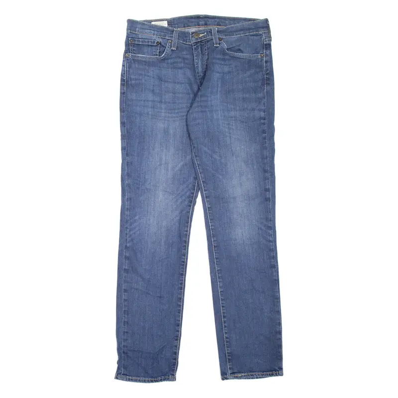LEVI'S 511 BIG E Jeans Mens Blue Slim Straight Stone Wash W32 L32