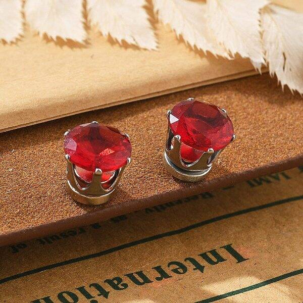 Cubic Zirconia Clip-on Earrings
