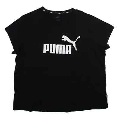 PUMA Womens T-Shirt Black 3XL