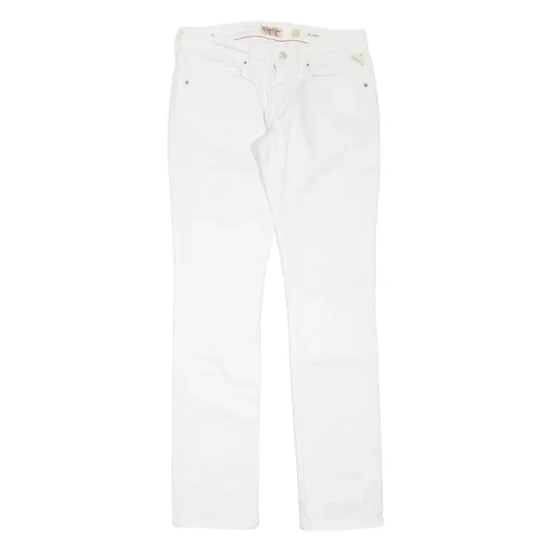 REPLAY Blondy Womens Jeans White Slim Straight W30 L34