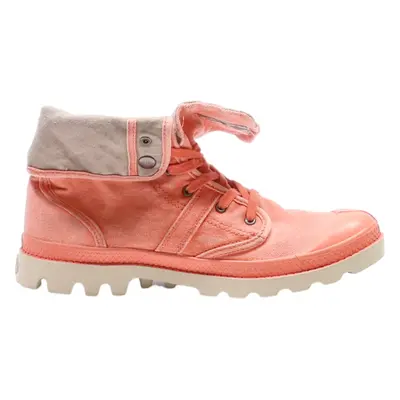 PALLADIUM High Top Trainers Pink Canvas Womens UK 4