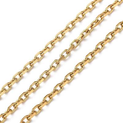 Ion Plating(IP) 304 Stainless Steel Faceted Cable Chains