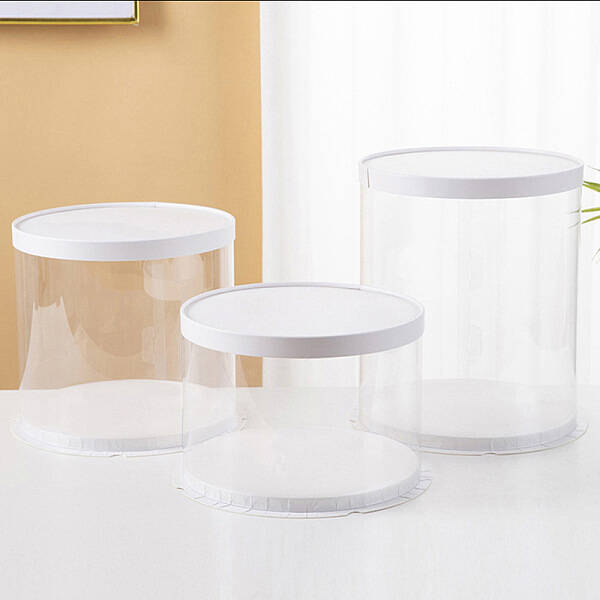 Clear Plastic Tall Cake Boxes