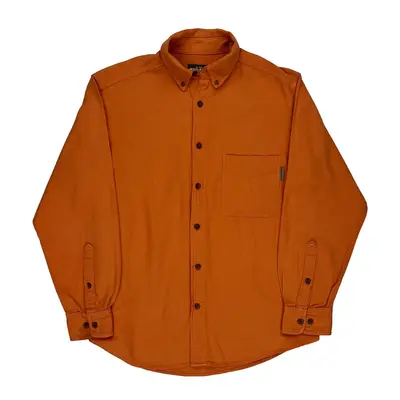 Woolrich Shirt - Medium Orange Cotton