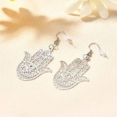 304 Stainless Steel Dangle Earrings