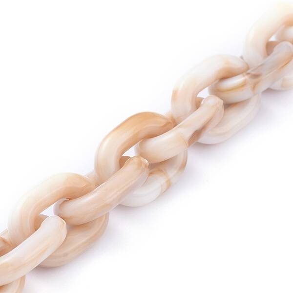 Transparent Acrylic Handmade Cable Chain