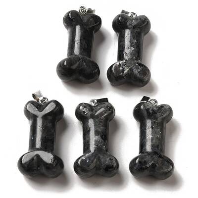 Natural Black Labradorite Pendants
