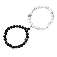 Matching Couple Bracelet-Bracelet Couple Matching Heart Shape Bracelet For Lover He & Her Boyfriend Girlfriend Valentine's Da...