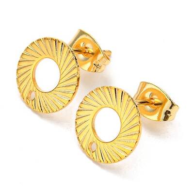 201 Stainless Steel Stud Earrings Finding